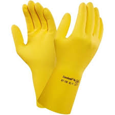 Guantes de Latex Amarillo